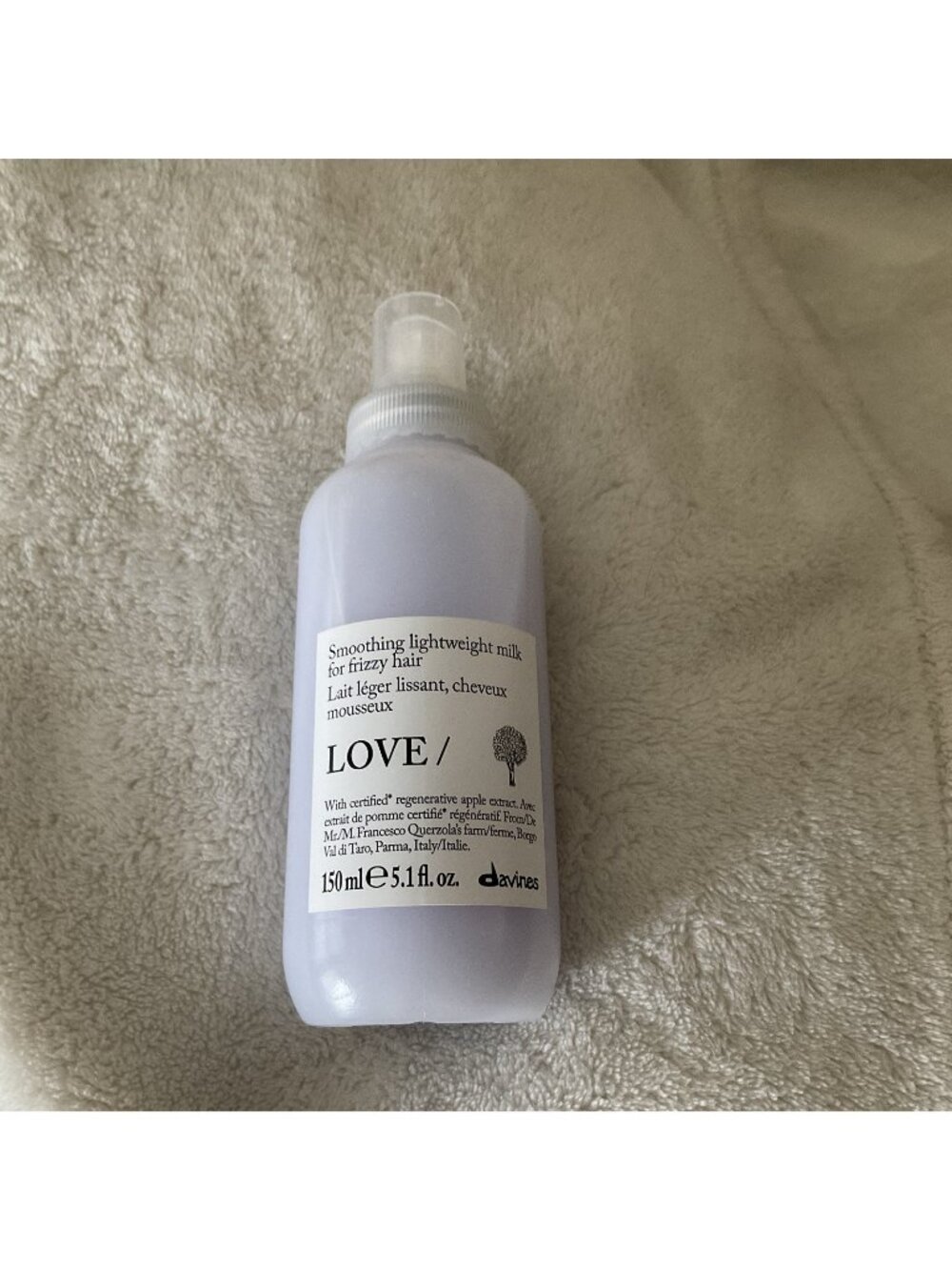 Davines LOVE SMOOTH Smoothing Lightweight Milk Spray 150ml 5.1oz NEW Frizzy Hair